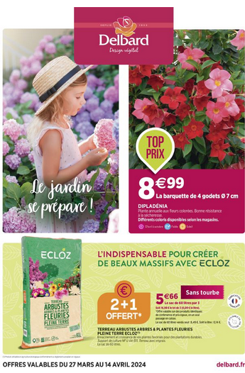 Annonce Spéciale : Offres Exceptionnelles sur les Plantes et Terreaux en Avril !