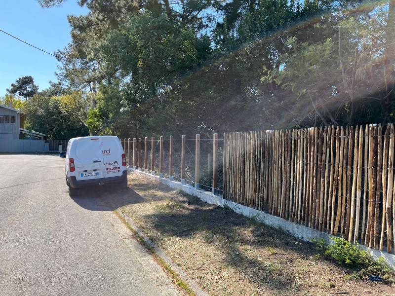 Pose de Ganivelles en Châtaignier – Le Porge, Lège-Cap-Ferret, Lacanau, Arès, Claouey…