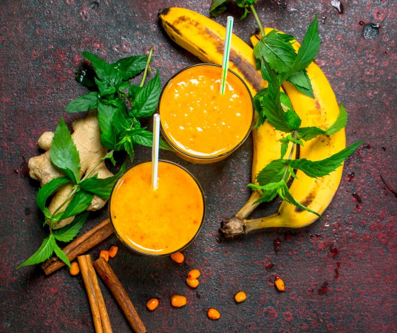 De la menthe banane dans son potager, un fruit surprenant et rafraichissant à gouté, disponible proche de Lège Cap Ferret 