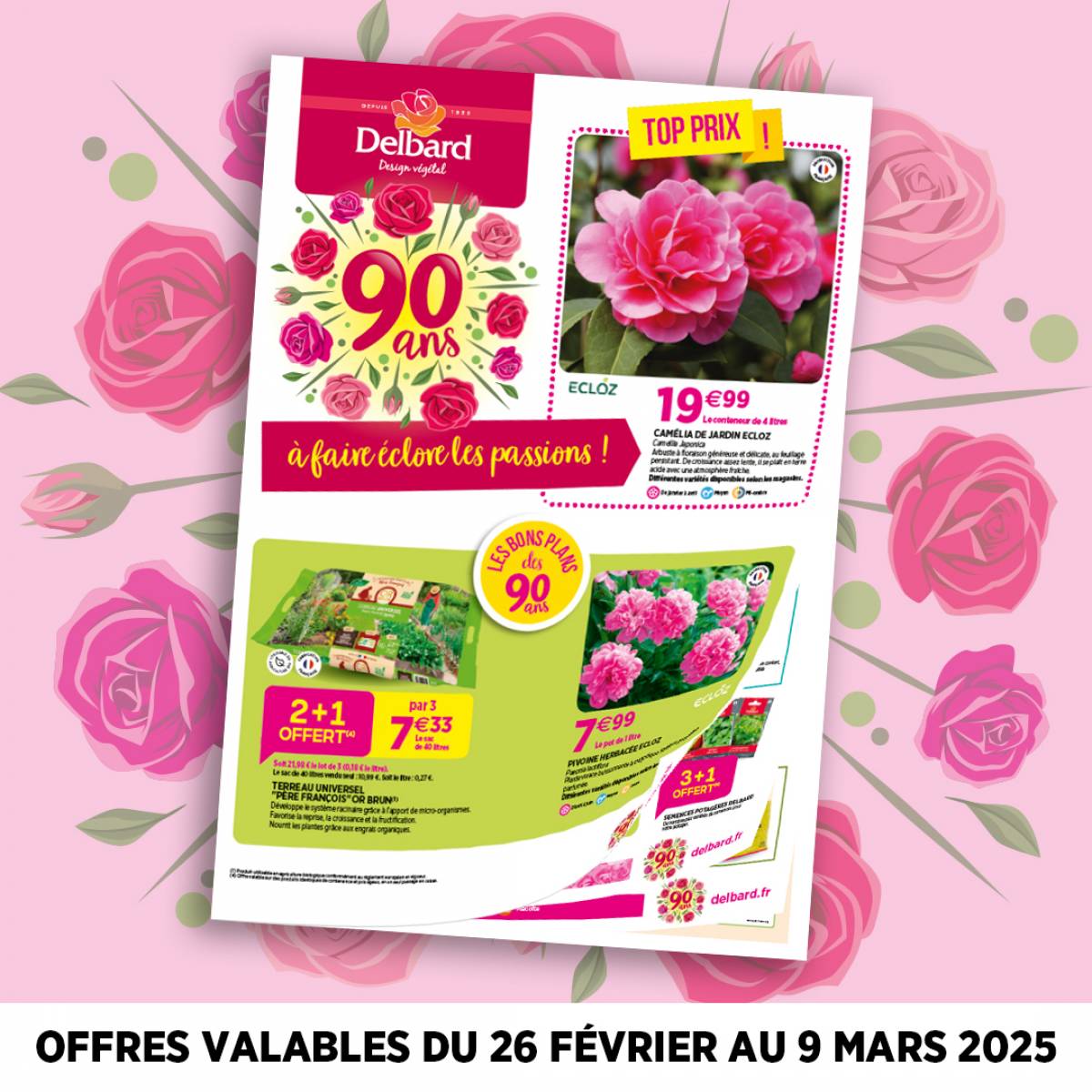Grandes Promotions chez Jardinerie Delbard Gassian - Le Porge : Du 26 Février au 9 Mars, des promos à gogo !