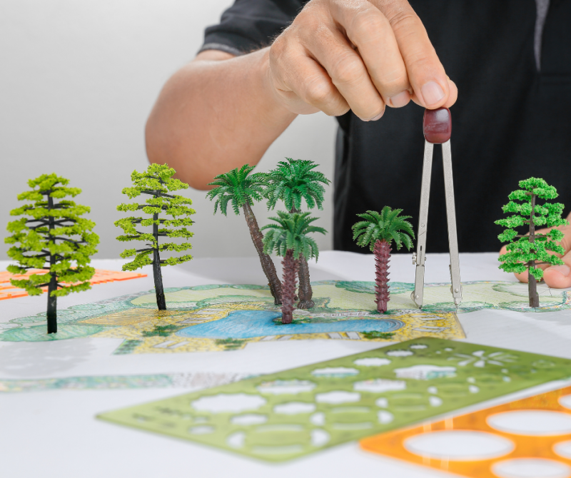 Service paysagers autour de lège cap ferret, création, entretien, pose de clôtures.