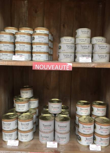 Vente de terrines de foie gras du sud-ouest dans votre jardinerie sur le Bassin d’Arcachon
